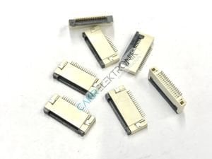 FFC SOCKET CV/DWN 0.5MM-16P - FFC SOKET CV/DWN 0.5MM-16PIN , FFC KONNEKTÖR 16PIN 0,5MM , FFC CONNECTOR 0,5MM