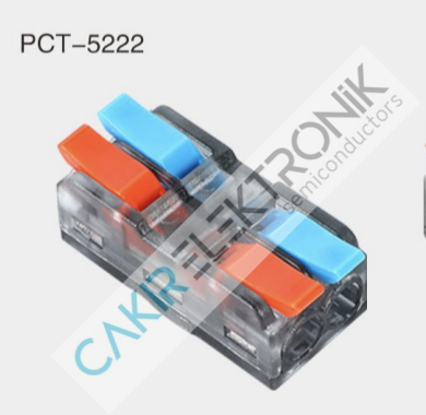 PCT-5222 , PCT5222 ,  KABLO BİRLEŞTİRİCİ , CABLE CONNECTOR , 0,2-4 mm² 250V/4kV/32A