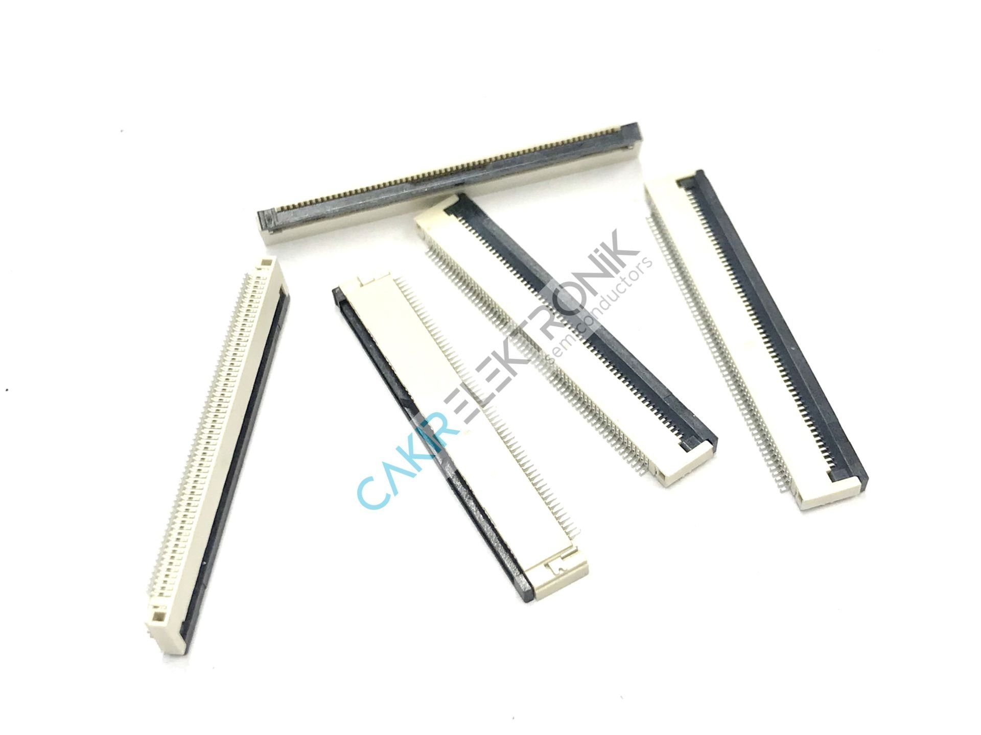 FFC SOCKET CV/DWN 0.5MM-60P - FFC SOKET CV/DWN 0.5MM-60PIN , FFC KONNEKTÖR 60PIN 0,5MM , FFC CONNECTOR 0,5MM