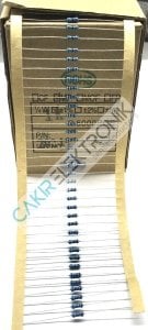 1K - 1 KOHM - 1KR - 1/4 DİRENÇ %1 METAL FİLM 100 ADETTİR