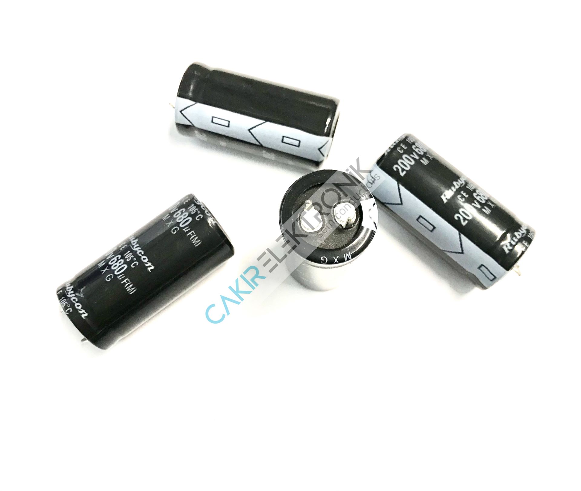680MF - 680UF - 200V.  22X45MM KONDANSATÖR