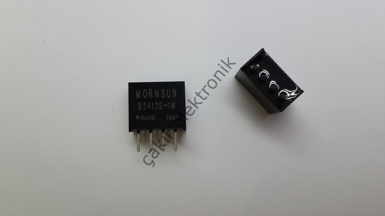 B2412S-1W - İNPUT 21.6-26.4 V. - OUTPUT 12V. 84MA.
