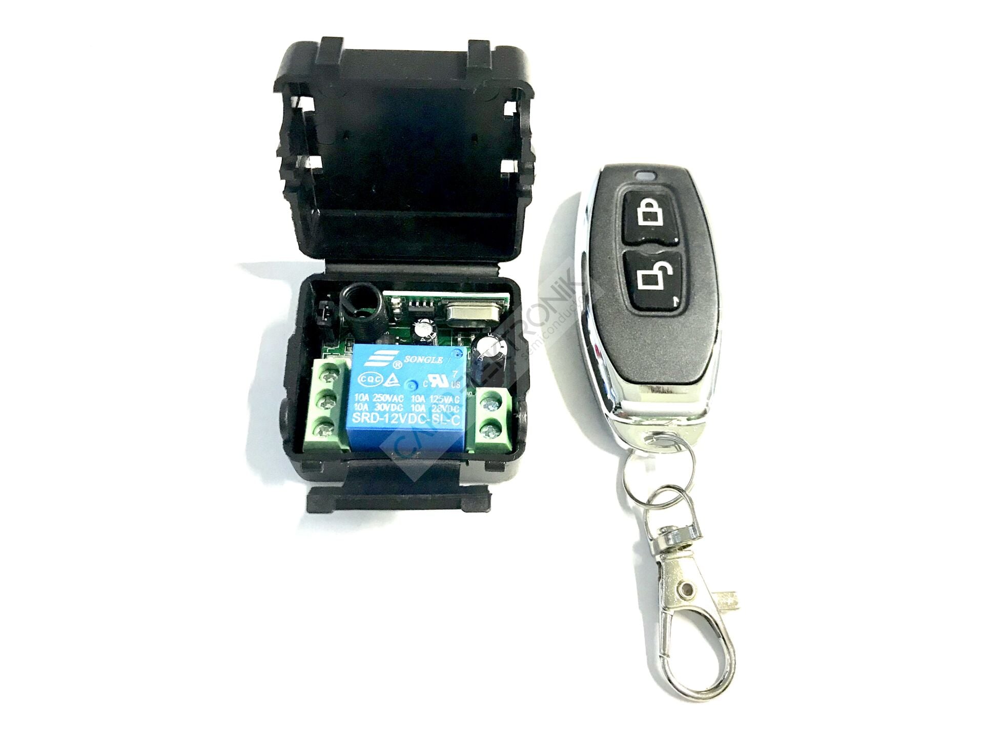 AP-DC1L , 433 Mhz RF Uzaktan Kumanda 10A RF Alıcı Verici Transmitter Receiver 12V