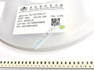 0805 33R - 805 33R - 0805 33 OHM %5 TOLERANS