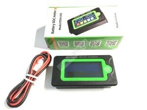 PZEM-009 G - dijital voltmetre su geçirmez 12V-60V kapasiteli lityum LiFePO4 pil paketi hücre için kurşun-asit lityum