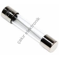 2,5A CAM SİGORTA 5X20MM.- 2.5A. 5X20