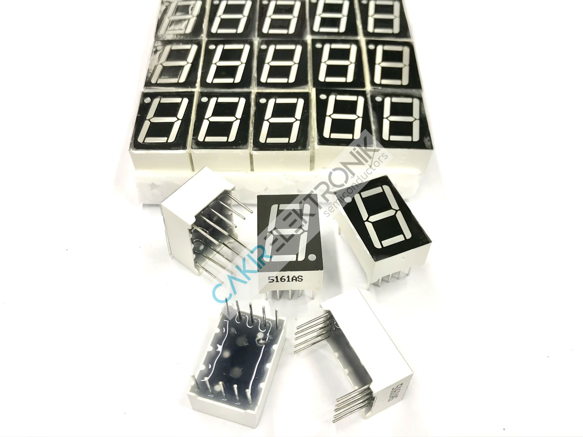 14MM ORTAK KATOT KIRMIZI , 14MM KATOT DISPLAY , 14MM KATODE ,  FYS-5161AS , HSN5161AS , 7 SEGMENT