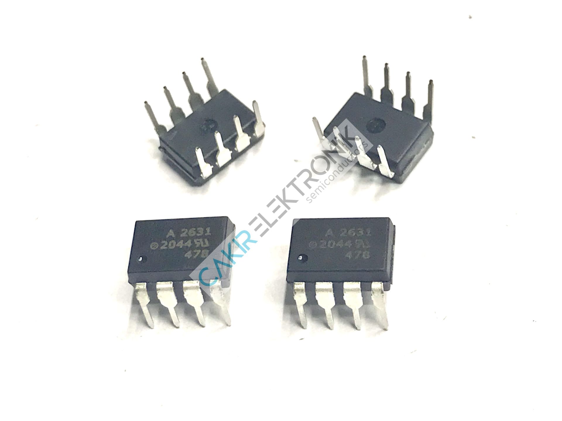 A2631 - HP2631 -  HCPL2631-000E 8-Pin DIP Dual-Channel High Speed 10 MBit/s Logic Gate Output