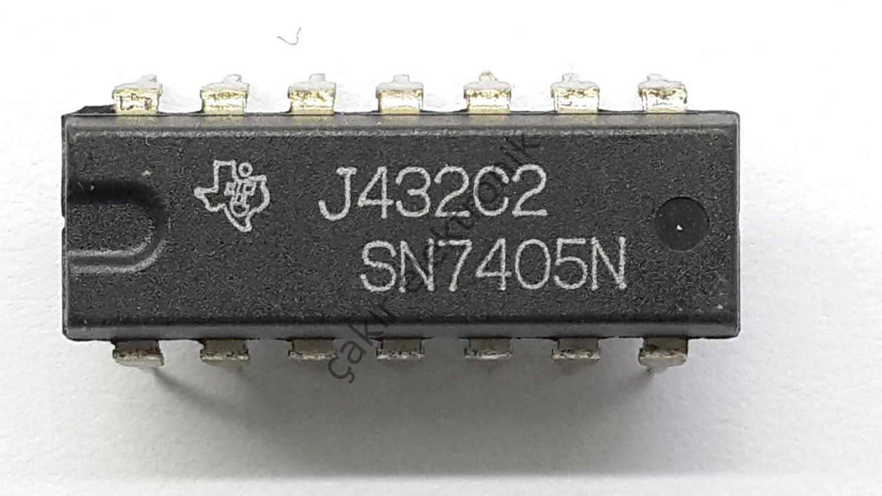 SN7405N - 7405 - Hex inverters with open collector outputs