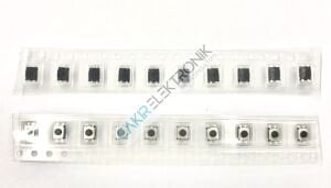 3X4 2.00 MM 4PIN SMD - TACT SWITCH 4PIN 3x4x2.0 SMD - TAG SWITCH - TACTILE SWITCH