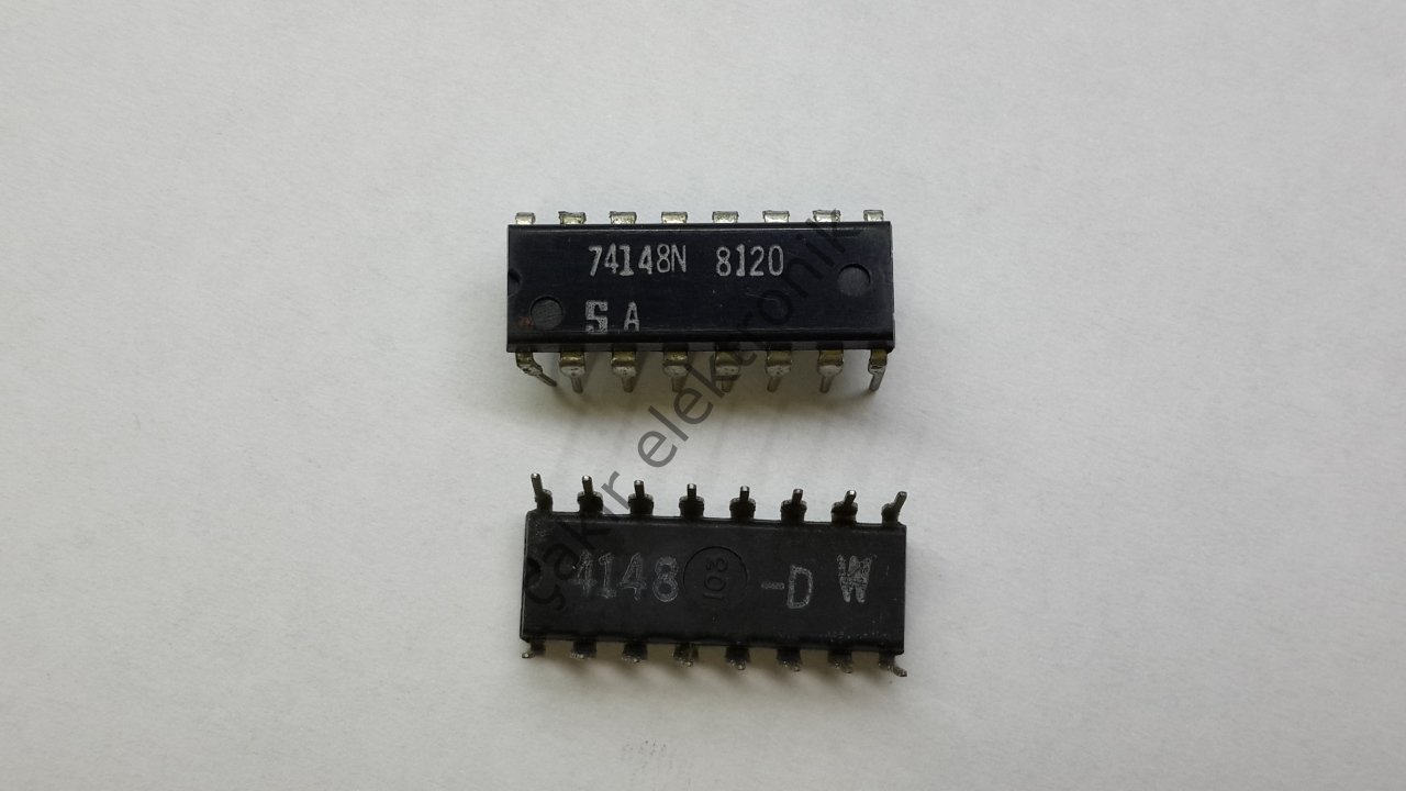 SN74148N - 74148N -10-Line To 4-Line And 8-Line To 3-Line Priority Encoders