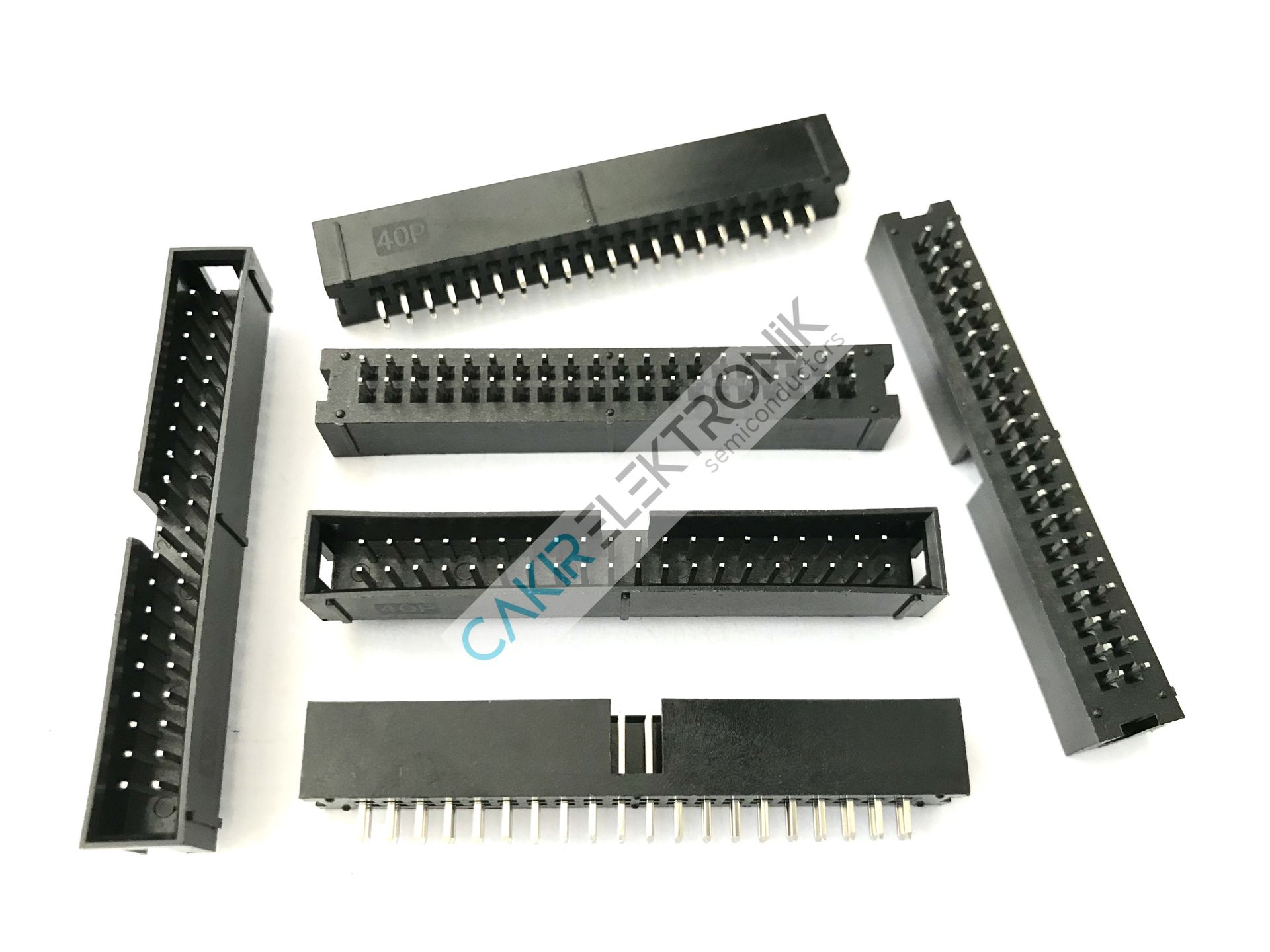 40PİN - 40LI - 40 LI - IDC SOKET ERKEK -  FLAT KABLO SOKETİ