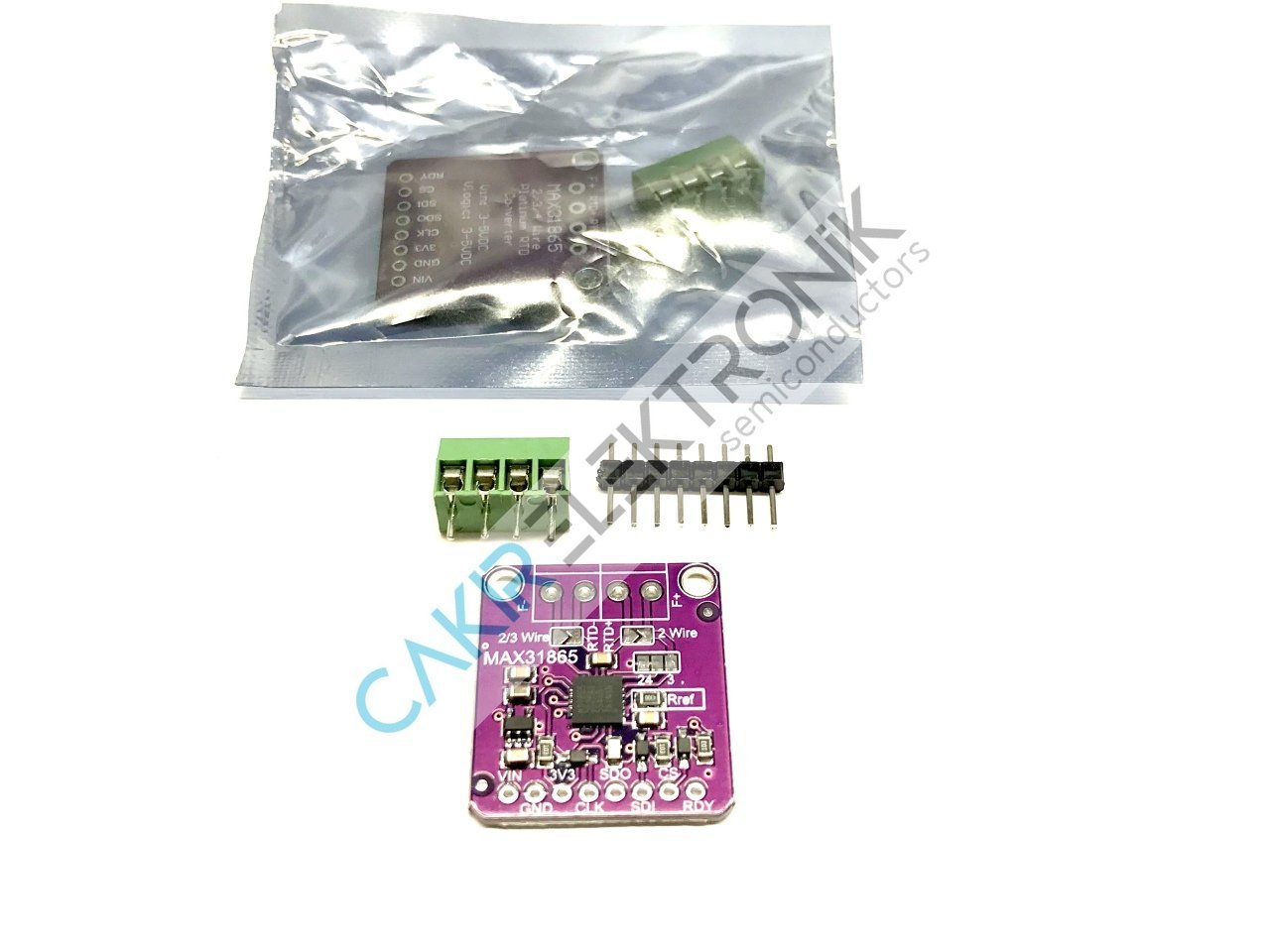 PT100 RTD Sıcaklık Sensörü Amplifikatörü - MAX31865