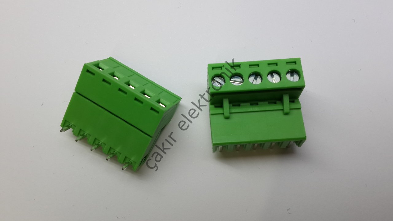5Lİ - 5PİN - TAKIM KLEMENS - 90C - EC-202-5.08
