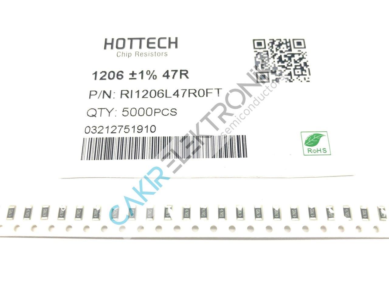 47R  - 47R0  -   %1 1206  DİRENÇ   25 ADET