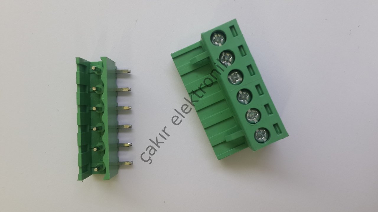 6LI  GEÇME KLEMENS , 6PİN TAKIM KLEMENS  (90C)