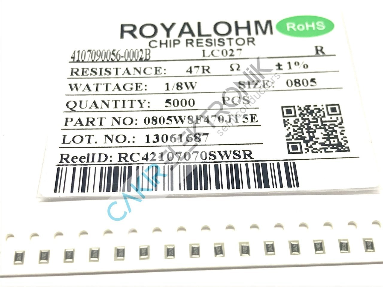 47R   - 47R0  -  %1 805  DİRENÇ   25 ADET
