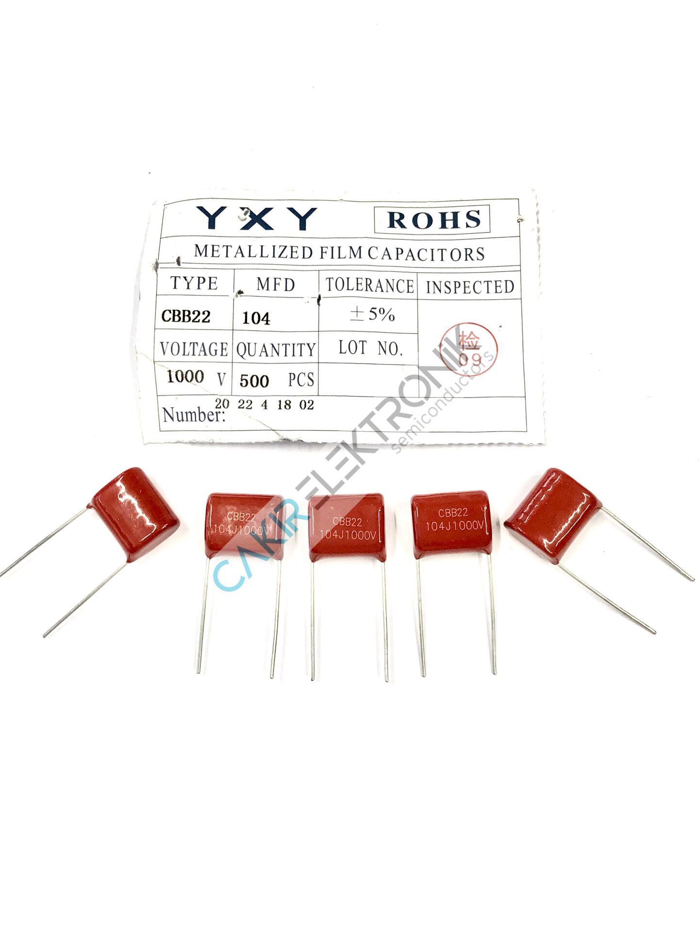 0,1MF 100NF 1000V CBB 100nf 1000v 104J1000V
