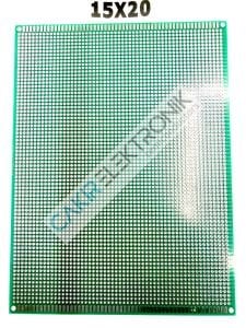 150x200mm PCB 15x20CM ÇİFT YÜZLÜ DELİKLİ PERTİNAKS