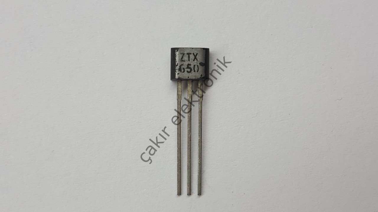 ZTX650 - 2A. 60V. NPN SILICON PLANAR MEDIUM POWER HIGH CURRENT TRANSISTOR