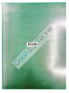 300x400mm PCB 30x40CM ÇİFT YÜZLÜ DELİKLİ PERTİNAKS