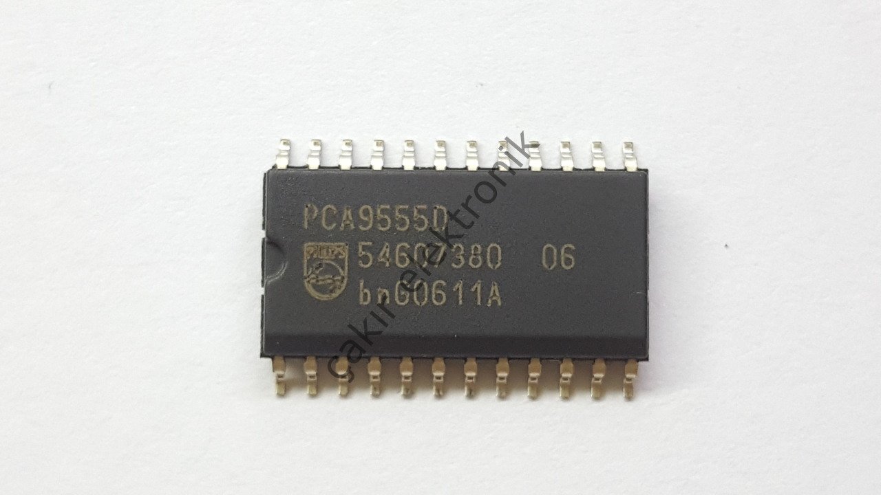 PCA9555D - I/O Expander, 16bit, 400 kHz, I2C, SMBus, 2.3 V, 5.5 V, SOIC