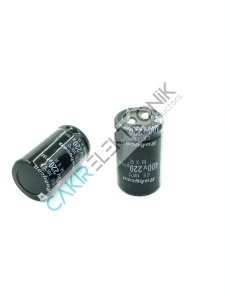 220MF 400V 25X40MM KONDANSATÖR 220UF 400V.