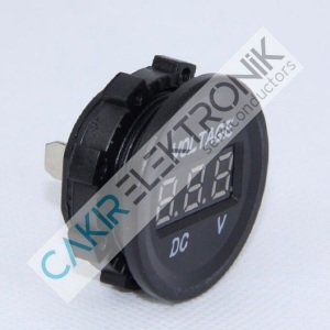 VOLTMETRE PANO TİP 5-48VDC ÇAP28MM IC230D
