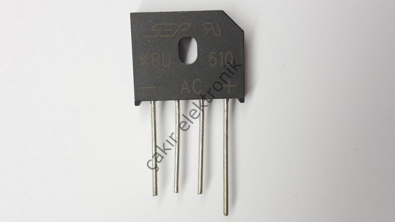 KBU610 - KBU 610 , 6A. 1000V KÖPRÜ DİYOT