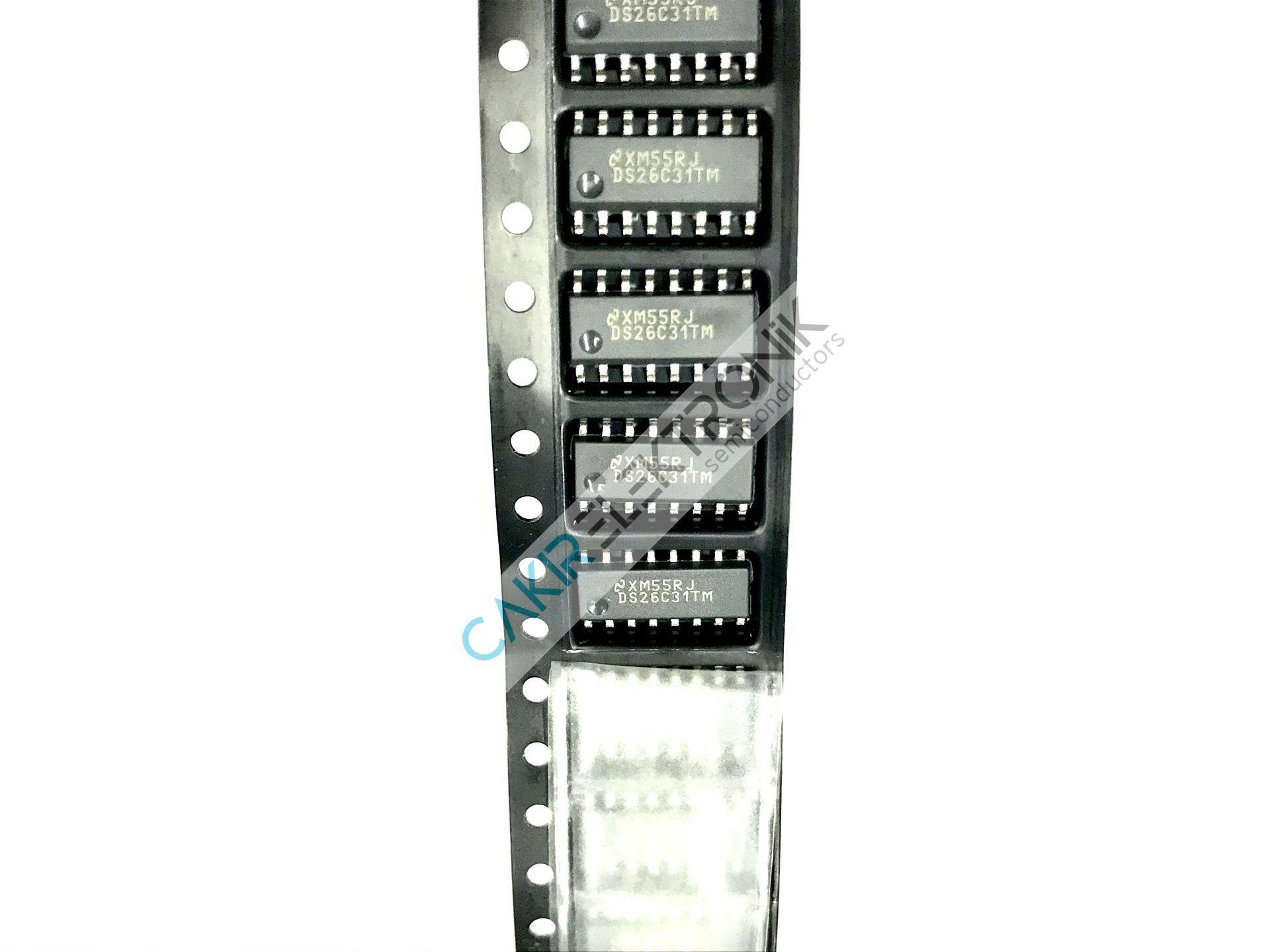 DS26C31TM - DS26C31TMX - DS26C31 - 26C31 - DS26C31- DS26C31 - 4/0 Driver RS422, RS485 16-SOIC