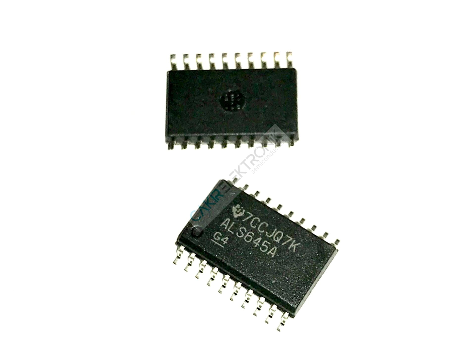 SN74ALS645ADW ALS645A ,Transceiver, Non-Inverting 1 Element 8 Bit per Element 3-State Output 20-SOIC