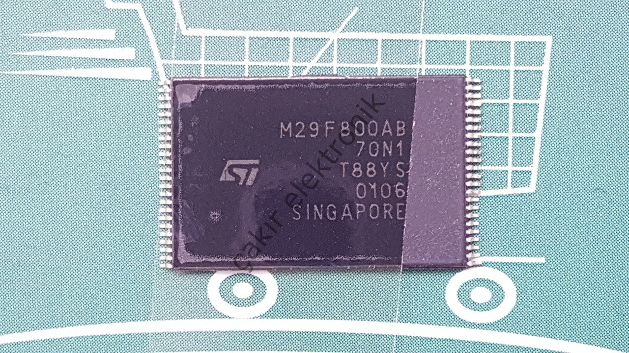 M29F800AB-70N1 , 29F800 , 29F800AB ,8 Mbit (1Mb x8 or 512Kb x16, Boot Block) Single Supply Flash Memory